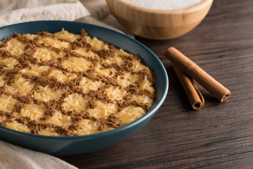 Aletria vermicelli pudding