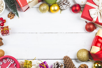 Gift boxes on white background