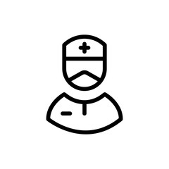 Nurse line icon