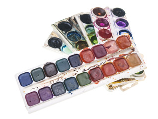 Artist brush and paint. Art of Painting