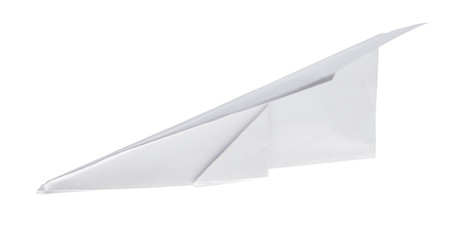 Fototapeta na wymiar Paper plane isolated