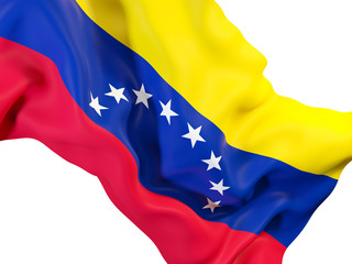 Waving flag of venezuela © Mikhail Mishchenko