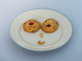 smile cashew nut cookies