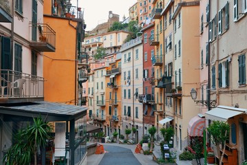 Fototapeta premium Riomaggiore street in Cinque Terre