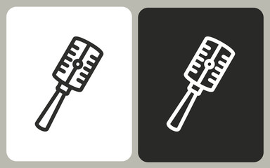 Microphone - vector icon.