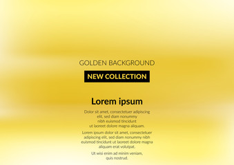 Obraz premium Golden abstract blurred gradient background