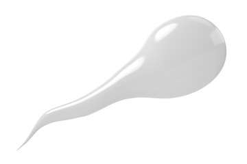 white cosmetic cream