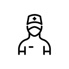 Doctor line icon