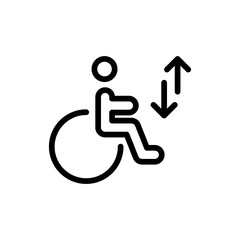Disabled flat icon