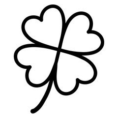 clover icon on white background
