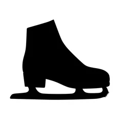 Fotobehang Ice skate icon © dnbr