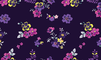 trendy seamless floral pattern