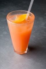 Grapefruit lemonade glass
