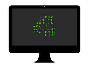 Pixel Icon PC - Geschenk