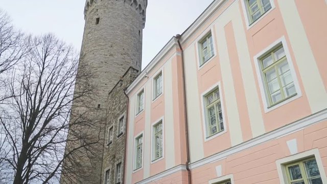 Parliament Building Of Estonia. Toompea castle.