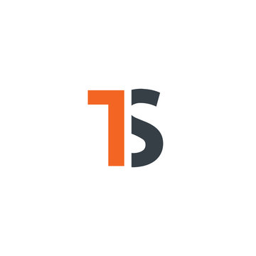 Initial Letter TS Design Logo