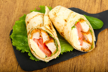 Chicken bread roll