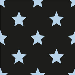 Pattern with stars. Seamless vector illustration. Retro, vintage background Vector illustration 