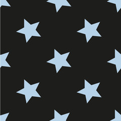 Obraz premium Pattern with stars. Seamless vector illustration. Retro, vintage background Vector illustration 
