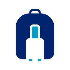 Obraz premium Suitcase Bag Logo