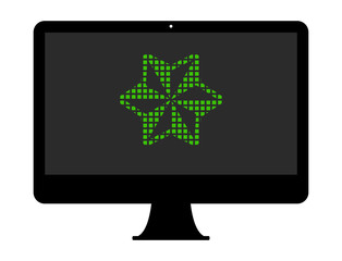 Pixel Icon PC - Stern