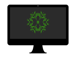 Pixel Icon PC - Eiskristall