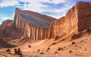 Valle de la luna near San Pedro de Atacama - Powered by Adobe