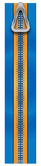 Zipper Blue and Yellow - Zipper Icon