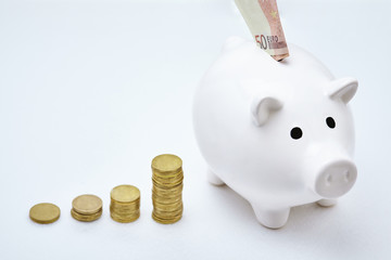 The concept of collecting money, the accumulation of capital