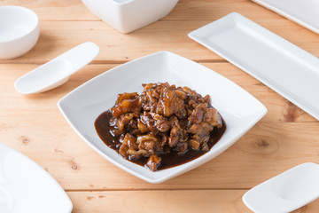 Sweet Pork Condiment (Thai name is muu waan)
