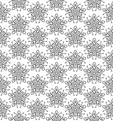 Seamless pattern line decoration abstract vector background design