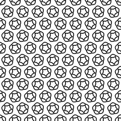 Seamless pattern line star decoration abstract vector background design