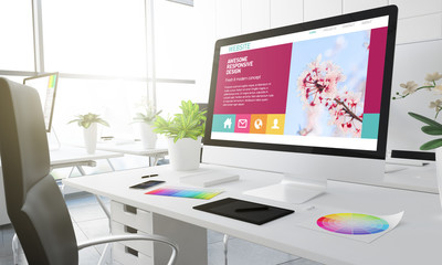 3d digital agency website design