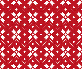 Seamless pattern in scandinavian style. Geometric patterns for print on wallpaper, gift paper, textile, paper. Two-color pattern.