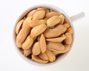 peanuts or roasted peanuts on a background.