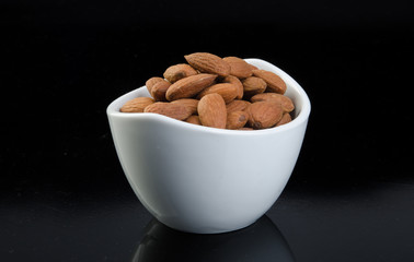 almond, almond on a background