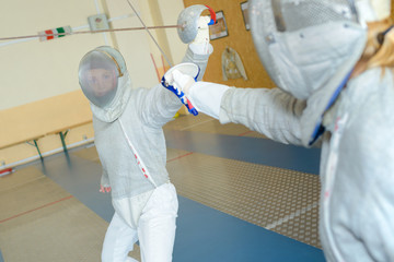 fencing duel