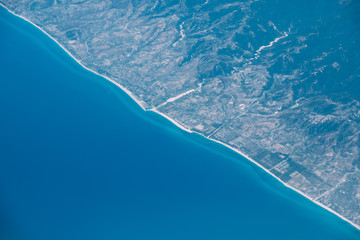 Fototapeta na wymiar The coast of southern France
