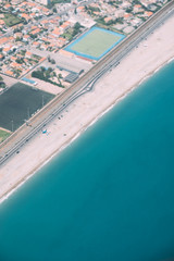 The coast of southern France