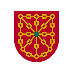Chains. Symbol of Navarre. Abstract concept. Vector illustration on white background.