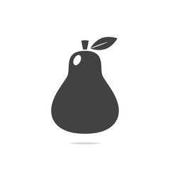 Pear icon vector