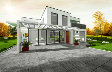 Projet de construction d'une maison d'architecte