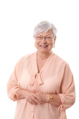 Portrait of happy grandmother
