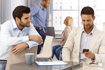 Obraz premium Businessmen portrait in office