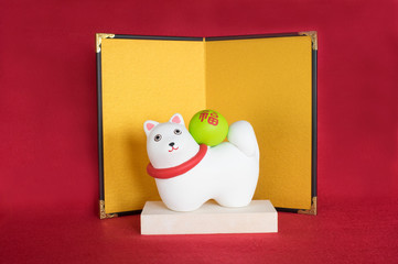 年賀素材　戌