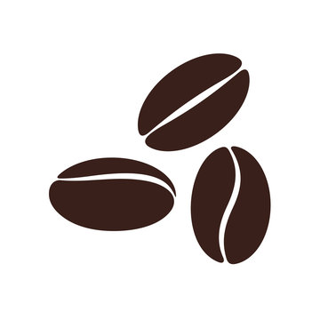Coffee bean. Isolated coffe beans on white background