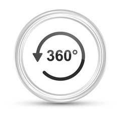 Weißer Button - 360 Grad - VR