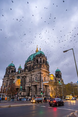 The Cathedral of Berlin at dawn, Germany