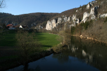 Fototapeta na wymiar Donaudurchbruch bei Gutenstein