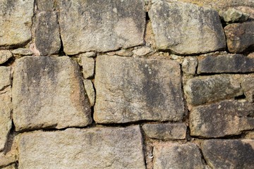 Detail of ancient stone ruin background texture